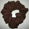 Brown Cotton Scrunchy-Jumbo - Made in the USA view 1