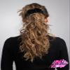 Black Velvet Scrunchy-Regular - Made in the USA view 2