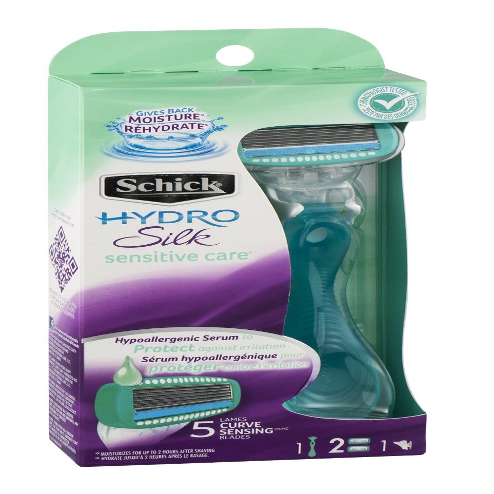 Schick Hydro Silk Sensitive Razor - 2 Pack