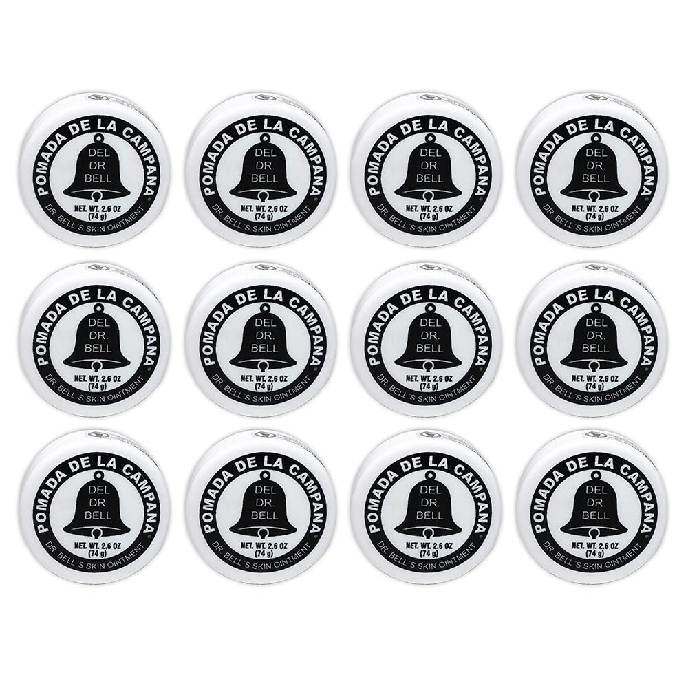 Dr. Bell's Pomade - Pomada de la Campana 2.6 Ounces (12 jars)