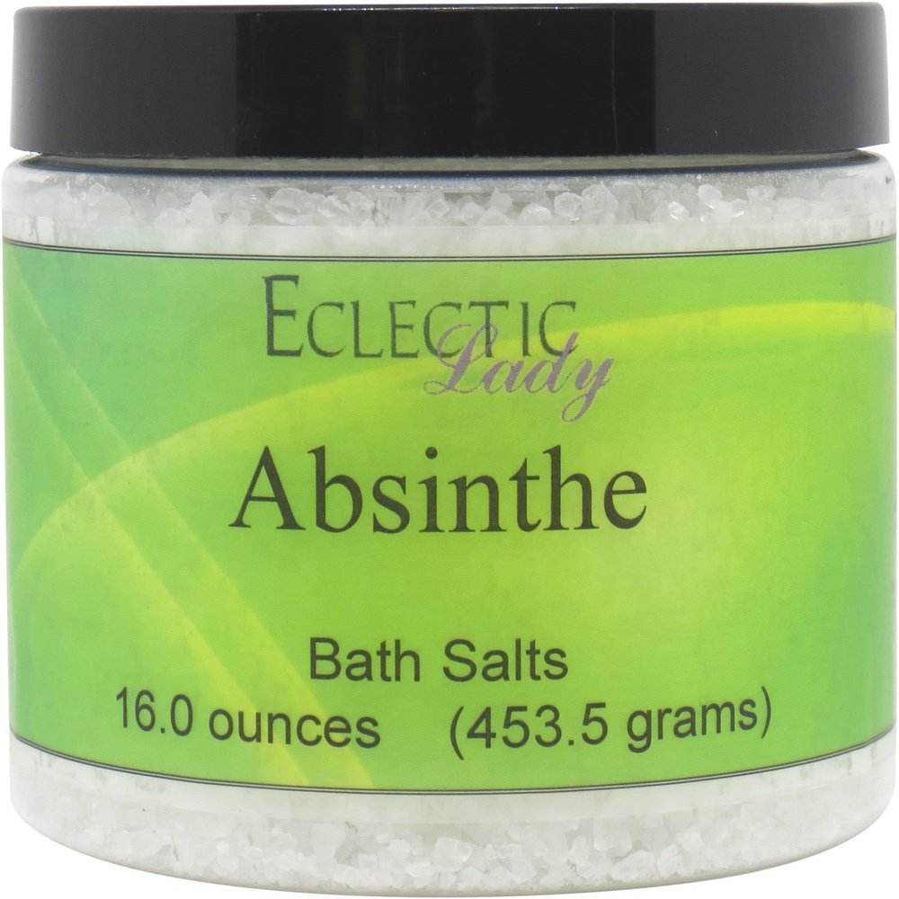 Absinthe Bath Salts by Eclectic Lady, 16 ounces