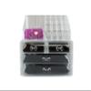 6goodeals 4 Drawers (2 Small 2 Large) Acrylic Cosmetic Make Up Organizer & Jewelry Storage, 2 Pieces Display Set with Lipstick Case view 1
