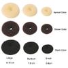 1 Set HiiBaby Bun Maker Hair Former Doughnut Hair Maker Styler brown black LMS Accessory view 3