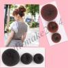 1 Set HiiBaby Bun Maker Hair Former Doughnut Hair Maker Styler brown black LMS Accessory view 4