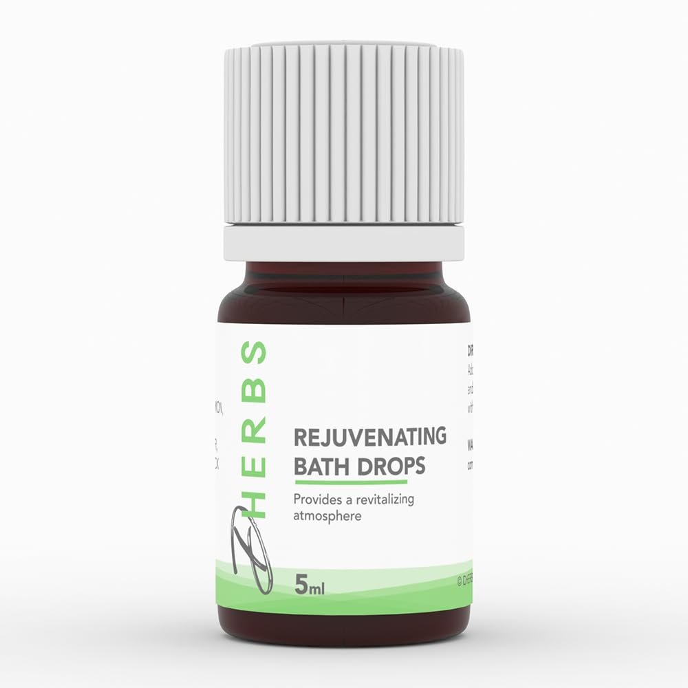 Dherbs Rejuvenating Bath Drops, 0.17 Oz.