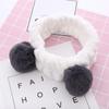 Huachi Headbands Women Washing Face Makeup Girls Baby Cute Elastic Facial Hair Bands Korean Beauty Products Spa Shower Yoga Headwrap Costume Hair Accessories, Animal Panda Ears view 2