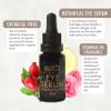 Lulu Organics Botanical Eye Serum, Nourishing Under Eye Oil Serum for Dark Circles and Puffiness, Organic Ingredients and Vitamin Rich Antioxidant, Compact & Travel Size - 15 ml view 2