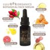 Lulu Organics Botanical Eye Serum, Nourishing Under Eye Oil Serum for Dark Circles and Puffiness, Organic Ingredients and Vitamin Rich Antioxidant, Compact & Travel Size - 15 ml view 4