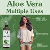 Earth's Daughter Organic Aloe Vera Gel from 100% Pure and Natural Cold Pressed Aloe  Moisturizes - Great for Face - Hair- Sunburn - Aftershave - Bug Bites - 12 oz. view 4