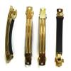 10pcs 80mm French Barrette Hair Clips for DIY Craft Project (Gold 80mm with Leather Protect) view 2