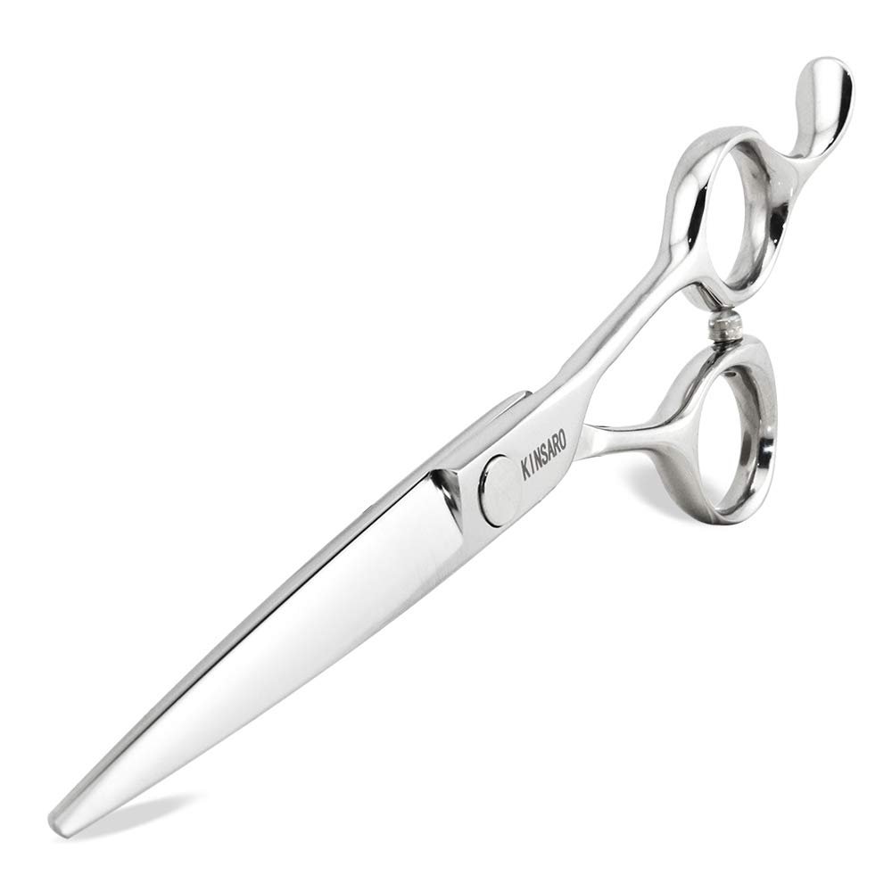 Professional Hair Cutting Scissors Barber Hair Shears Haircut 6 Inch 440c Haircut Shears Hairdresser Scissors KINSARO for Hairdresser Barber or Home Use