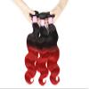 Arling Real Human Hair Extensions Body Wave 3 Bundles Natural Black Red 20"20"20" view 4