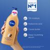 NIVEA Cocoa Butter Body Lotion for Dry Skin with Hyaluronic Acid, Cocoa Butter and Deep Nourishing Serum, 72-Hour Body Moisturizer, 16.9 Fl Oz Pump Bottle view 3
