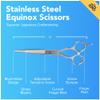 Equinox Barber & Salon Styling Series, Barber Hair Cutting Scissors/Shears, 6.0" Overall Length view 2