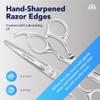 Equinox Barber & Salon Styling Series, Barber Hair Cutting Scissors/Shears, 6.0" Overall Length view 3