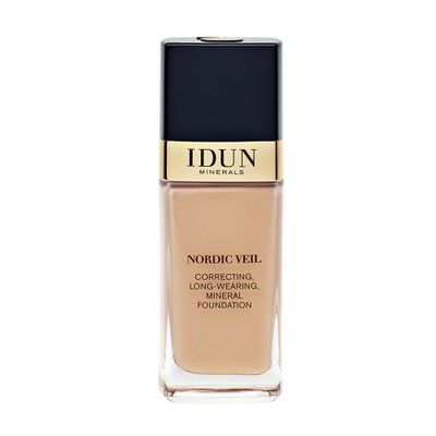 IDUN Minerals Nordic Veil Foundation - Full and Poreless Coverage, Long Lasting, Soft Matte Finish - Purified and Safe for Sensitive Skin - 310 Siri - Medium Neutral - 0.88 oz
