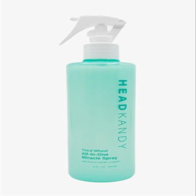 Head Kandy Heat Protectant Spray For Hair | The Third Wheel | Thermal Protection Spray With Amino Keratin | Protects Against Heat Damage, Breakage, Humidity | 13.5 oz