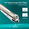 Nail Clipper with Catcher, Slanted Edge Nail Cutting Clippers Stainless Steel Fingernail Cutter Trim with File for Men and Women Mr-1115plus view 3
