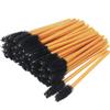 300 Pack Mascara Wands Disposable Eye Lash Brushes Eyebrow Brush Applicator for Eyelash Extensions Makeup Brush Applicator Tools, Gold/Black view 1