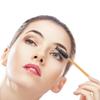 300 Pack Mascara Wands Disposable Eye Lash Brushes Eyebrow Brush Applicator for Eyelash Extensions Makeup Brush Applicator Tools, Gold/Black view 3