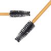 300 Pack Mascara Wands Disposable Eye Lash Brushes Eyebrow Brush Applicator for Eyelash Extensions Makeup Brush Applicator Tools, Gold/Black view 4