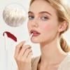 300 Pieces Disposable Lip Brushes Premium Lipstick Gloss Wands Applicator Makeup Tool Kits, Clear Handle view 3