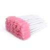 300 Pcs Disposable Mascara Wands,Eyelash Brushes,Spoolie Brush for Eyelash Extensions Makeup Applicator Tool Bulk, White/Pink view 1