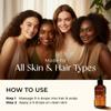 Gya Labs Argan Hair Revival Oil - 3.4 Fl Oz - Non-Greasy Formula for Thickening & Strengthening - Repairs Damaged Hair, Split Ends & Dry Scalp view 4
