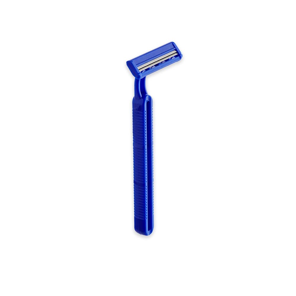 Hospitality Disposable Twin Blade Shaving Razors - Individually Wrapped - Case of 144
