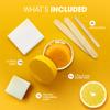 Nad's 100% Natural Sugar Wax Kit, Vegan, Hypoallergenic, No-heat Formula Waxing Sugar Paste, Includes 6 Wooden Spatulas, 10 Reusable 100% Cotton Strips, 1 Pre-wax Cleansing Soap & Sugar Wax 6oz view 2