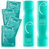 Malibu C Swimmers Wellness Shampoo and Conditioner + Hair Mask Summer Essentials Kit - Adults & Kids Clarifying, Moisturizing, Shine Restoring Hair Care - Protects from Pool Chlorine & Copper, 6 Ct view 1