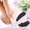 BEZOX Thick Toenail Clippers for Seniors - Large Toe Nail Clippers for Thick Nails, Precision Comfort Grip Long Handle Fingernail Clippers, Effortless Trimming Nail Cutter - Premium Stainless Steel view 2