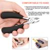 BEZOX Thick Toenail Clippers for Seniors - Large Toe Nail Clippers for Thick Nails, Precision Comfort Grip Long Handle Fingernail Clippers, Effortless Trimming Nail Cutter - Premium Stainless Steel view 3