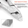 BEZOX Thick Toenail Clippers for Seniors - Large Toe Nail Clippers for Thick Nails, Precision Comfort Grip Long Handle Fingernail Clippers, Effortless Trimming Nail Cutter - Premium Stainless Steel view 4