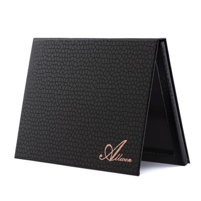 Allwon Magnetic Palette Empty Makeup Palette with Mirror for Eyeshadow Lipstick Blush Powder (Black)