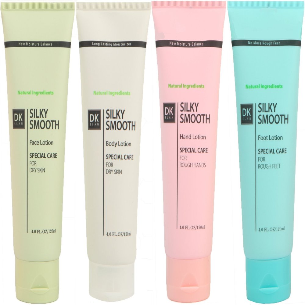 DK ELAN Silky Smooth Special Set (Face-Body-Hand-Foot) for Dry, Rough, Itchy, Scaly, Cracked Skin