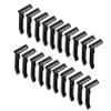 20 Box of Bullet Blades Black Razor Blades Disposable Stainless Steel Hospitality Quality Shavers High End Twin Blade Razors for Men and Women view 1