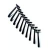 20 Box of Bullet Blades Black Razor Blades Disposable Stainless Steel Hospitality Quality Shavers High End Twin Blade Razors for Men and Women view 2