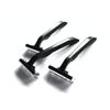 20 Box of Bullet Blades Black Razor Blades Disposable Stainless Steel Hospitality Quality Shavers High End Twin Blade Razors for Men and Women view 3
