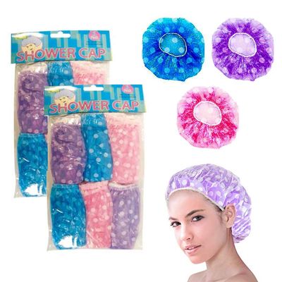 16 Pc Disposable Shower Caps Waterproof Cap Elastic Band Bath Hair Net Standard