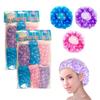 16 Pc Disposable Shower Caps Waterproof Cap Elastic Band Bath Hair Net Standard view 1