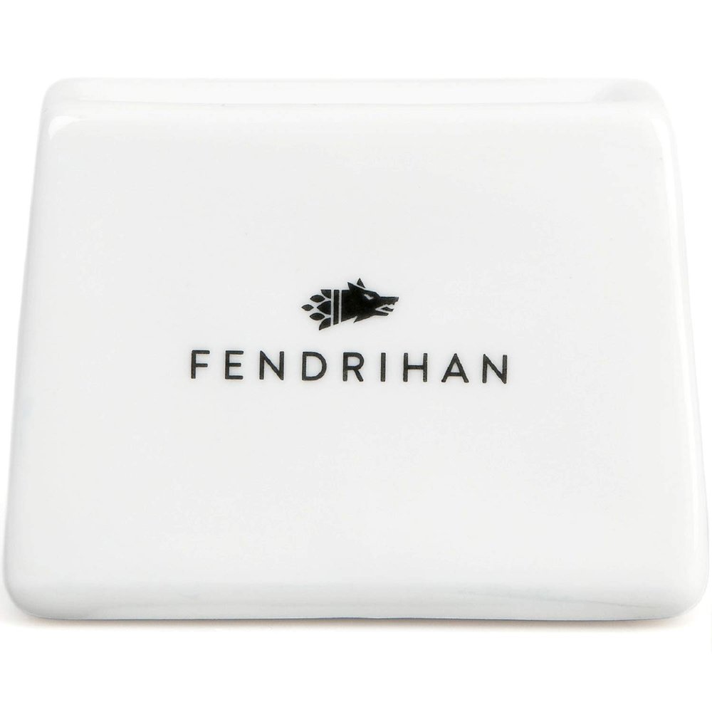 Fendrihan Porcelain Rectangular Disposable Blade Bank 3.5 x 2 x 2.5 (Black)