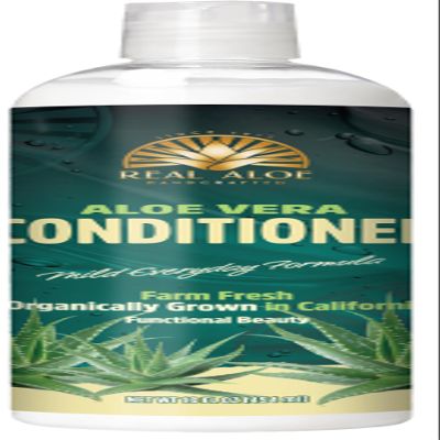 Real Aloe with Argan Oil & Oat Beta Aloe Vera Hair Conditioner, 16 Oz