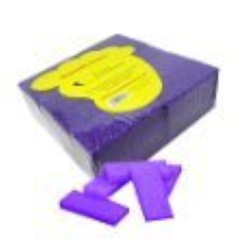 40pc Coarse CT Mini Disposable Pumice Pads- Purple