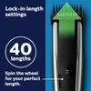 Norelco Philips Beard Trimmer and Hair Clipper Series 5500, Electric, Cordless, one Pass Beard Trimmer and Hair Clipper with Washable Feature for Easy Clean - No Blade Oil Needed - BT5511/49 view 4