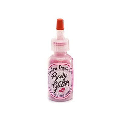 Art Factory Rainbow Crystal Glitter - Raspberry (0.5oz)