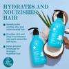 L LUSETA Coconut Milk Shampoo & Conditioner, Nourishing & Moisturizing Hair, Sulfate & Paraben Free, Keratin & Color Safe, 16.9oz Each view 4