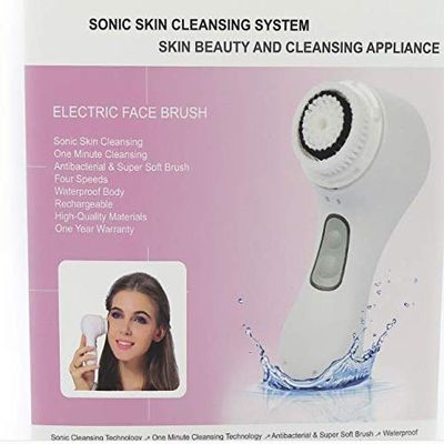 1pc Sonic Skin Cleansing System Electric Face Brush Skin Beauty and Cleansing Appliance