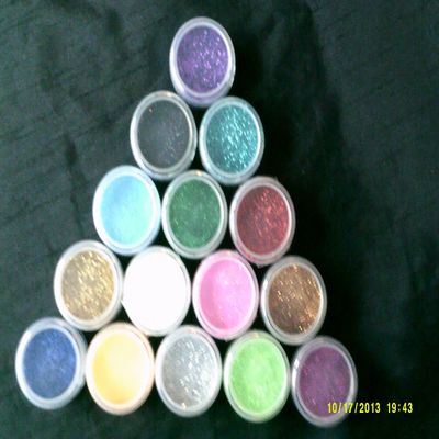 2 x 5 gram pots of bronze glitter for body art / glitter tattoos