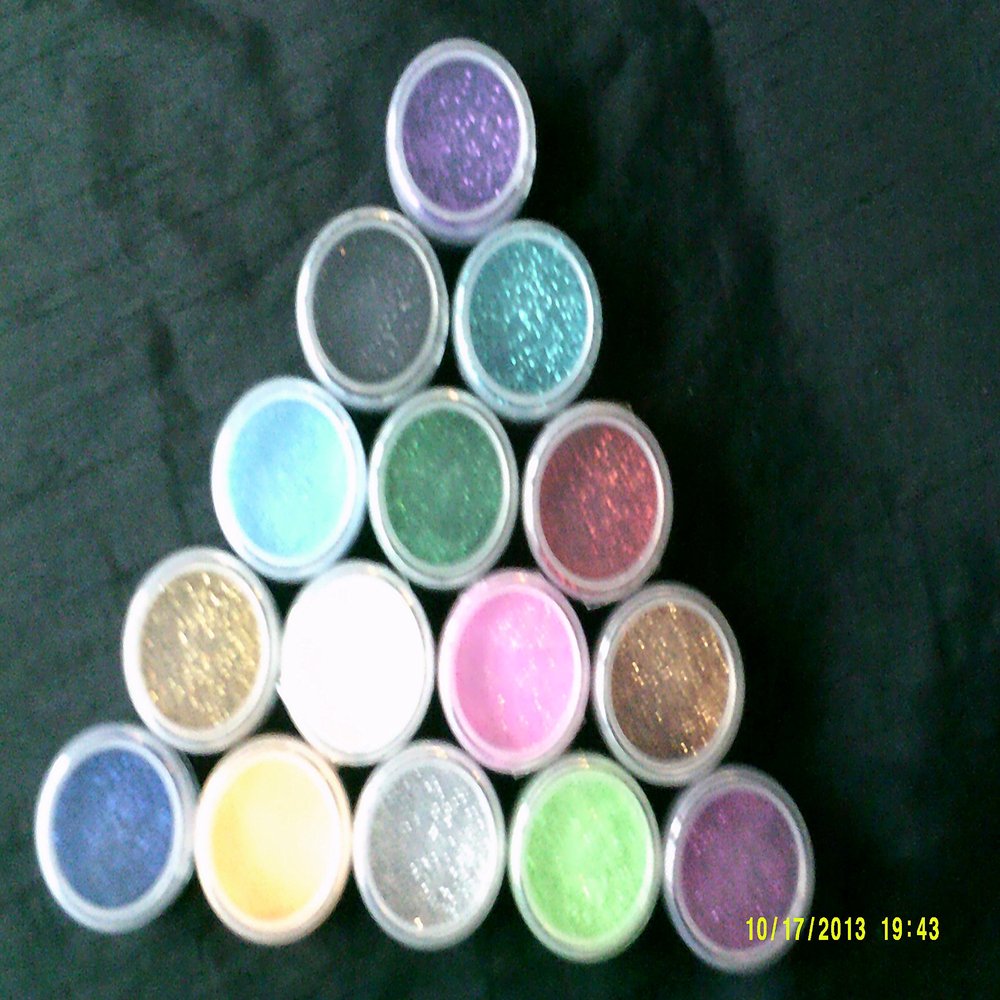 2 x 5 gram pots of bronze glitter for body art / glitter tattoos